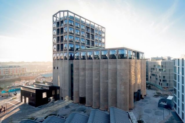 A historic grain silo becomes th